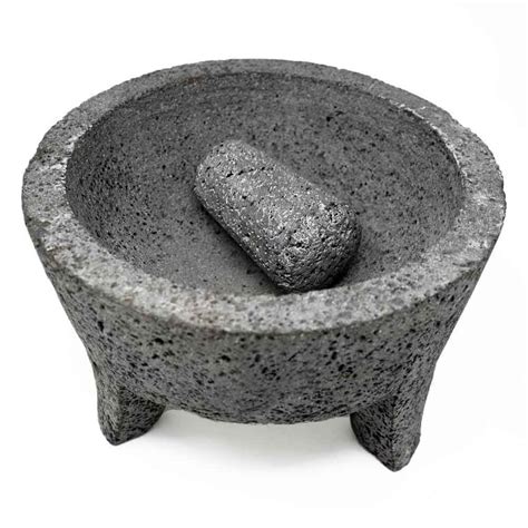 meyate|Mexican Cooking Utensils: Metate and Molcajete